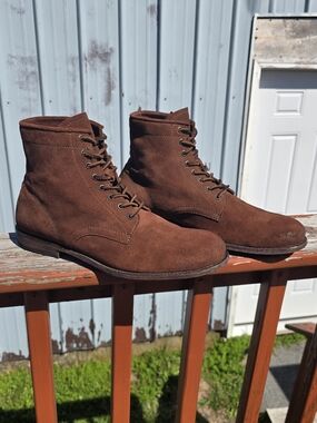 Fyre Brown Suede Tyler Lace Up Boots